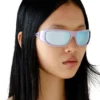 0dl3001 Größe 61 Sonnenbrille im Wrap-around-Stil 0dl3001 Größe 61 Sonnenbrille im Wrap-around-Stil
