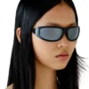 0dl3001 Größe 61 Sonnenbrille im Wrap-around-Stil