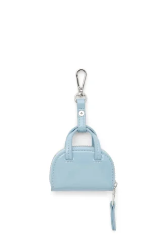 1dr Dome Charms Taschenanhänger aus glänzendem, geknittertem Naplak