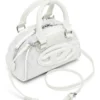 1dr Dome Crossbody 1DR Dome-Mini-Bowlingtasche aus Lurex-Stoff