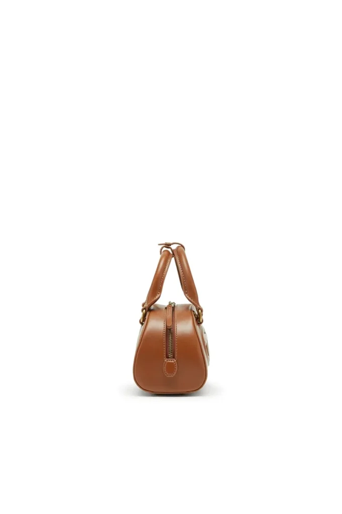 1dr Dome Crossbody 1DR Dome-Mini-Bowlingtasche aus Pull-up-Leder 1dr Dome Crossbody 1DR Dome-Mini-Bowlingtasche aus Pull-up-Leder