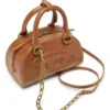 1dr Dome Crossbody 1DR Dome-Mini-Bowlingtasche aus Pull-up-Leder 1dr Dome Crossbody 1DR Dome-Mini-Bowlingtasche aus Pull-up-Leder