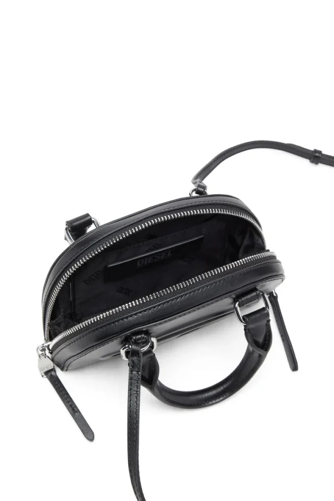 1dr dome crossbody xs 1DR Dome-Mini-Umhängetasche aus Nappaleder