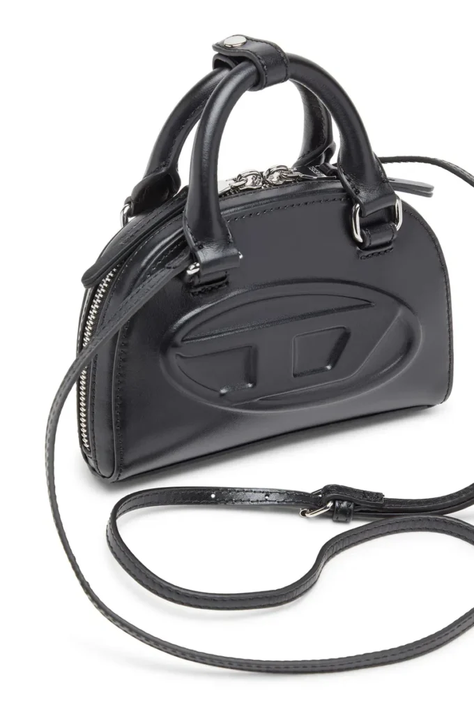 1dr dome crossbody xs 1DR Dome-Mini-Umhängetasche aus Nappaleder