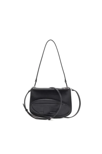 1dr twin 1DR Twin-Double-Pouch-Umhängetasche aus bedrucktem Leder
