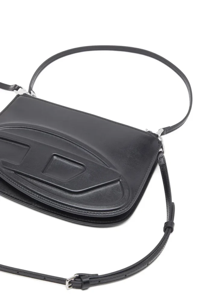 1dr twin 1DR Twin-Double-Pouch-Umhängetasche aus bedrucktem Leder