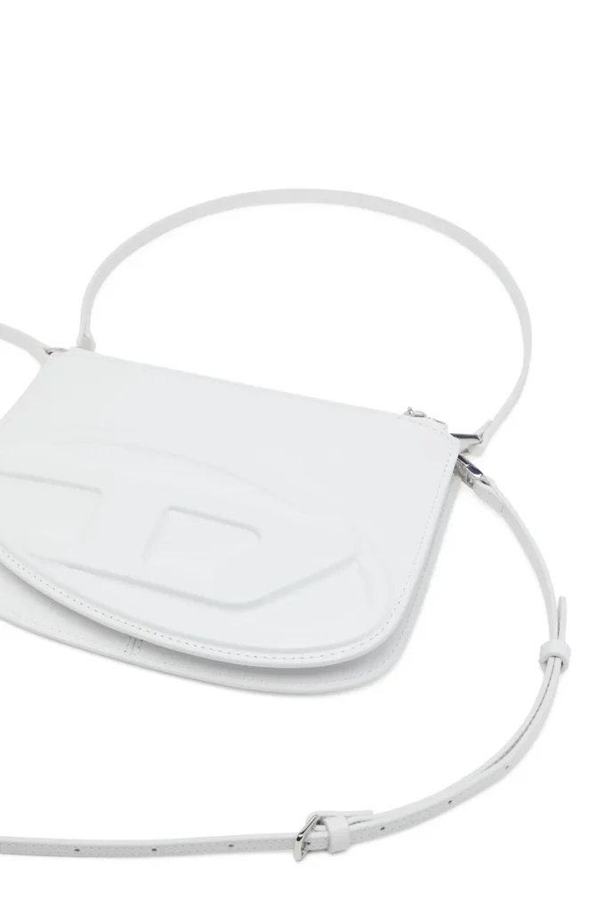 1dr twin 1DR Twin-Double-Pouch-Umhängetasche aus bedrucktem Leder