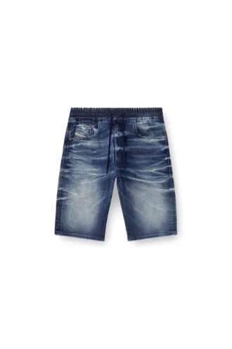 2033 d-krooley-short jogg Slim Fit Shorts aus behandeltem JoggJeans