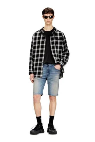 2033 d-krooley-short jogg Slim-Fit-Shorts aus cleanem JoggJeans