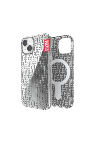 50297 Geformte Hülle Klare Hülle mit Monogramm Magsafe für iPhone 14