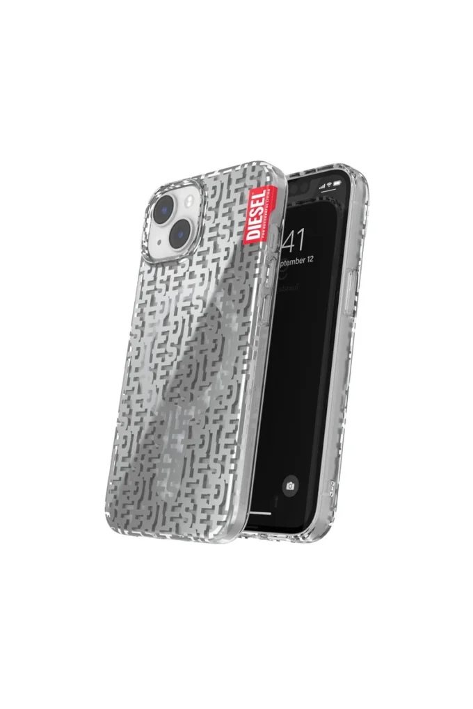 50297 Geformte Hülle Klare Hülle mit Monogramm Magsafe für iPhone 14