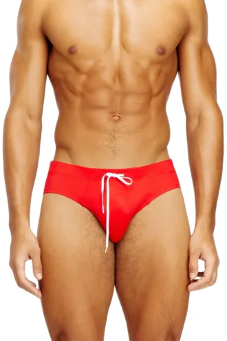 alfie-d-core Lycra-Badehose mit Logo auf der Rückseite