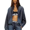 allison-d-pop Sport-BH aus Mikrofaser mit abgeschnittenem Logo