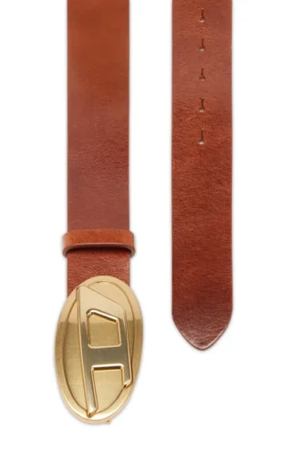 b-1dr 2.0 4 cm Ledergürtel mit ovaler D-Plakette
