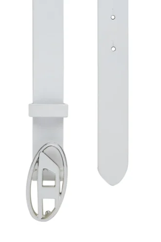 b-1dr 25 2,4 cm breiter Ledergürtel mit emaillierter Schnalle