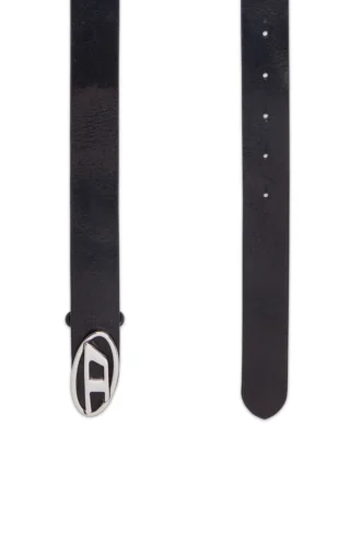 b-1dr-layer 2,9 cm breiter Ledergürtel mit ovalem D-Logo