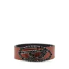 b-1dr w-crown 4 cm Pull-up-Ledergürtel mit Schmuck-Schnalle