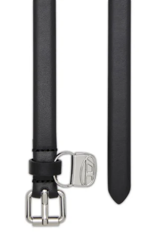 b-charm hip 1,4 cm schmaler Ledergürtel mit 1DR-Taschenanhänger