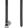 b-charm-loop 1,4 cm breiter Nappaledergürtel mit Logo-Anhängern
