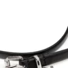 b-charm-loop 1,4 cm breiter Nappaledergürtel mit Logo-Anhängern