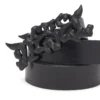 b-graffiti 3,5 cm breiter Pull-up-Ledergürtel mit Graffiti-Schnalle