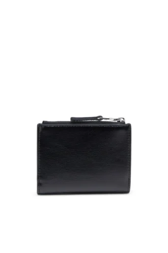 bi-fold zip ii Lederbrieftasche mit geprägtem Kettenmotiv