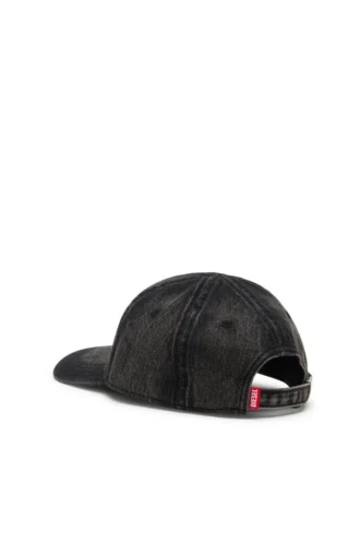 c-enic Denim-Kappe mit ausgefransten Details und gesticktem Logo