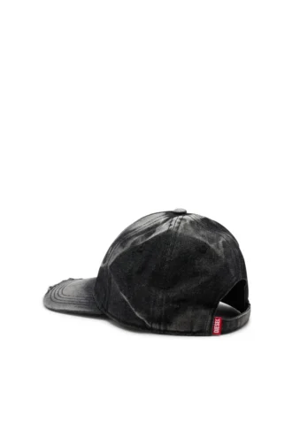 c-seymon-black Baseballkappe aus Destroyed-Denim