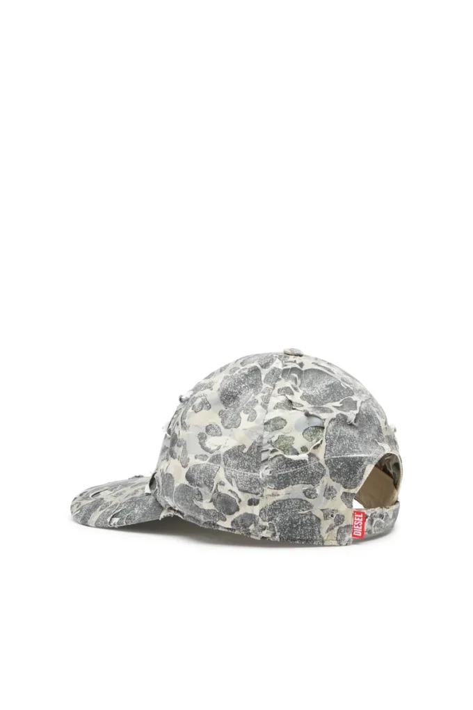 c-steven Baseballkappe mit Camouflage-Muster und Destroyed-Effekt c-steven Baseballkappe mit Camouflage-Muster und Destroyed-Effekt