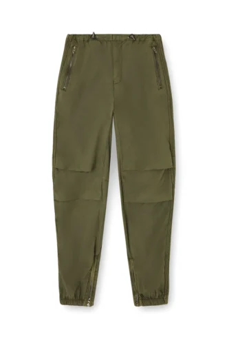 Cargo-Hose aus Baumwolle mit seitlichen Bändern und Ziernähten