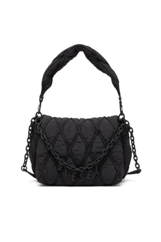 charm-d shoulder m Charm-D M-Umhängetasche aus gestepptem Nylon