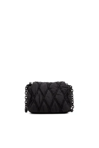 charm-d shoulder s Charm-D S-Small Schultertasche aus gestepptem Nylon