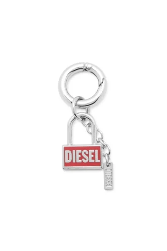 Charm-Lock Metall-Schlüsselanhänger mit Vorhängeschloss-Design