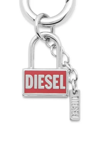 Charm-Lock Metall-Schlüsselanhänger mit Vorhängeschloss-Design