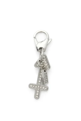 Charm Schütze Metall-Charm „Schütze” mit Strasssteinen