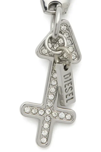 Charm Schütze Metall-Charm „Schütze” mit Strasssteinen