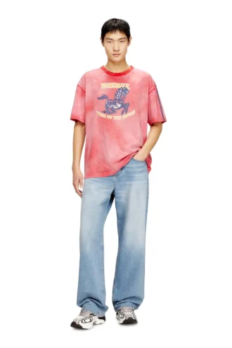 cl-t-boxt-horse Baumwoll-T-Shirt mit Pferde-Grafikprint