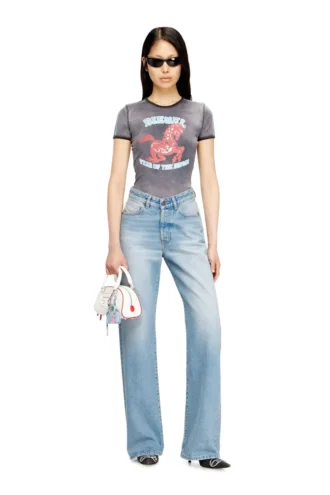 cl-t-uncutie-horse Baumwoll-Stretch-T-Shirt mit Pferdemotiv