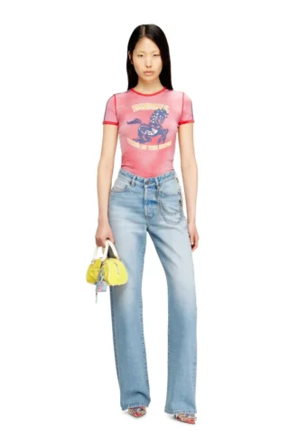 cl-t-uncutie-horse Baumwoll-Stretch-T-Shirt mit Pferdemotiv
