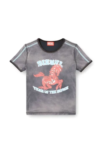 cl-t-uncutie-horse Baumwoll-Stretch-T-Shirt mit Pferdemotiv