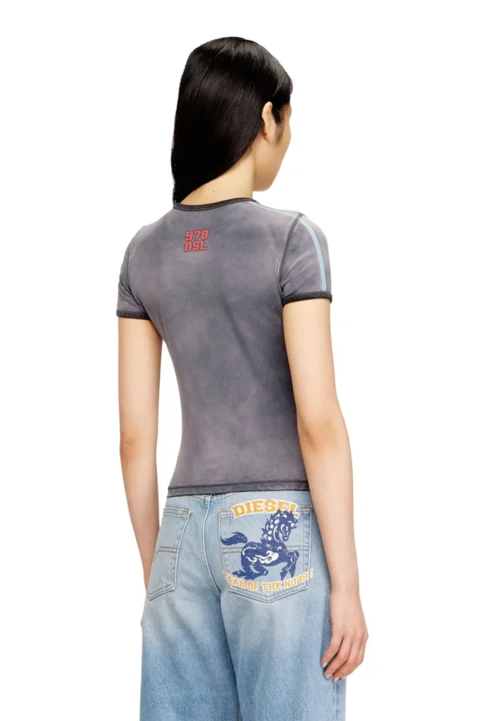 cl-t-uncutie-horse Baumwoll-Stretch-T-Shirt mit Pferdemotiv cl-t-uncutie-horse Baumwoll-Stretch-T-Shirt mit Pferdemotiv