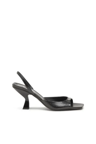 d-amber 75 Sandale D-Amber-Slingback-Sandalen aus Leder mit Eidechsenoptik