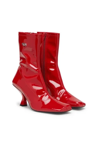 d-amber md bt D-Amber-Stiefeletten aus Stretch-Lack-PU
