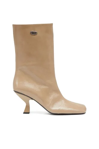 d-amber tube 75 D-Amber-Square-toe Stiefeletten mit Naplak-Effekt