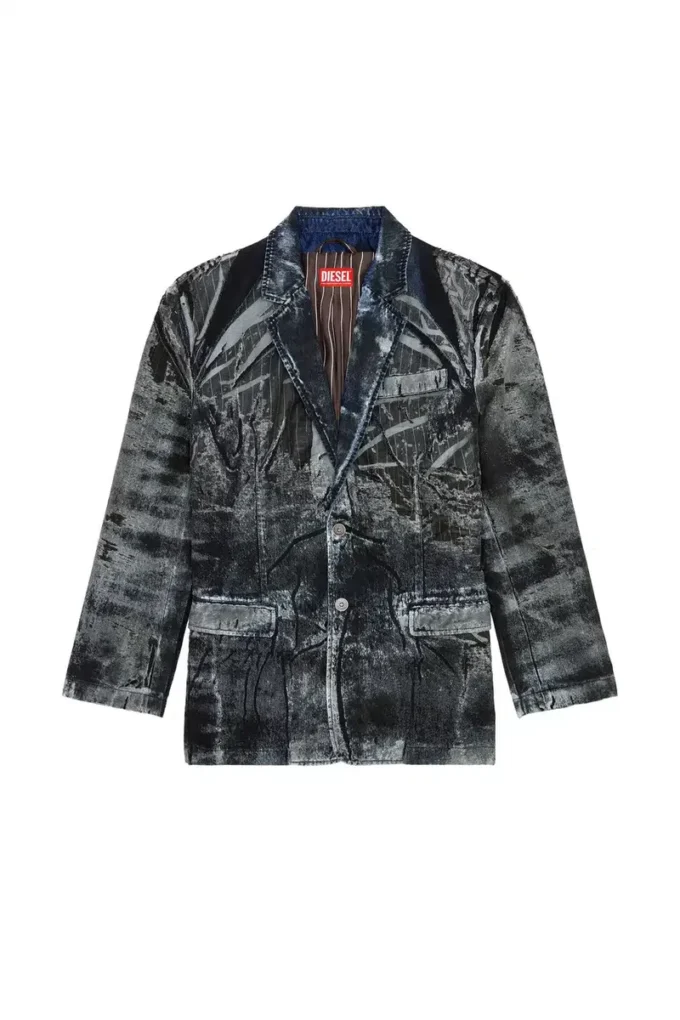 d-bla-dev-fse Blazer aus Nadelstreifen-Devoré-Denim d-bla-dev-fse Blazer aus Nadelstreifen-Devoré-Denim