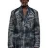 d-bla-dev-fse Blazer aus Nadelstreifen-Devoré-Denim d-bla-dev-fse Blazer aus Nadelstreifen-Devoré-Denim