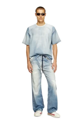d-box jogg T-Shirt mit Bleicheffekt-Print JoggJeans