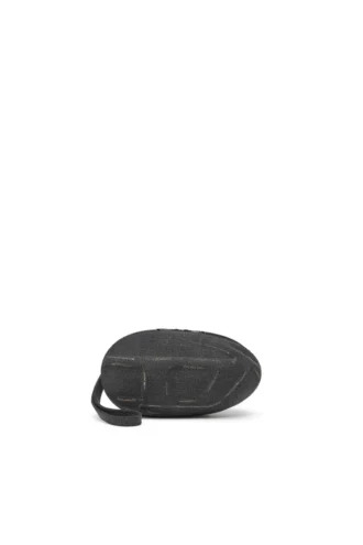 d-clutch D-Clutch-Oval D Clutch aus behandeltem Denim
