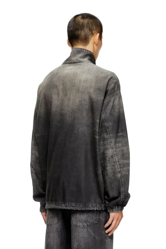 d-flow-s3 Denim-Oberteil mit Stehkragen d-flow-s3 Denim-Oberteil mit Stehkragen