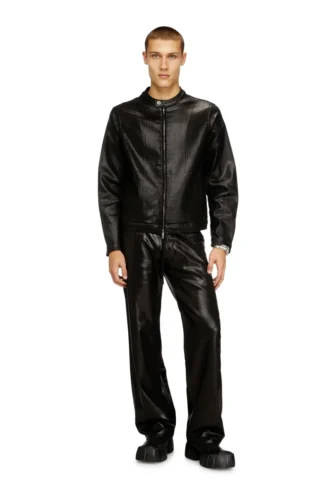 d-glory jogg Motorradjacke aus glänzend beschichtetem JoggJeans